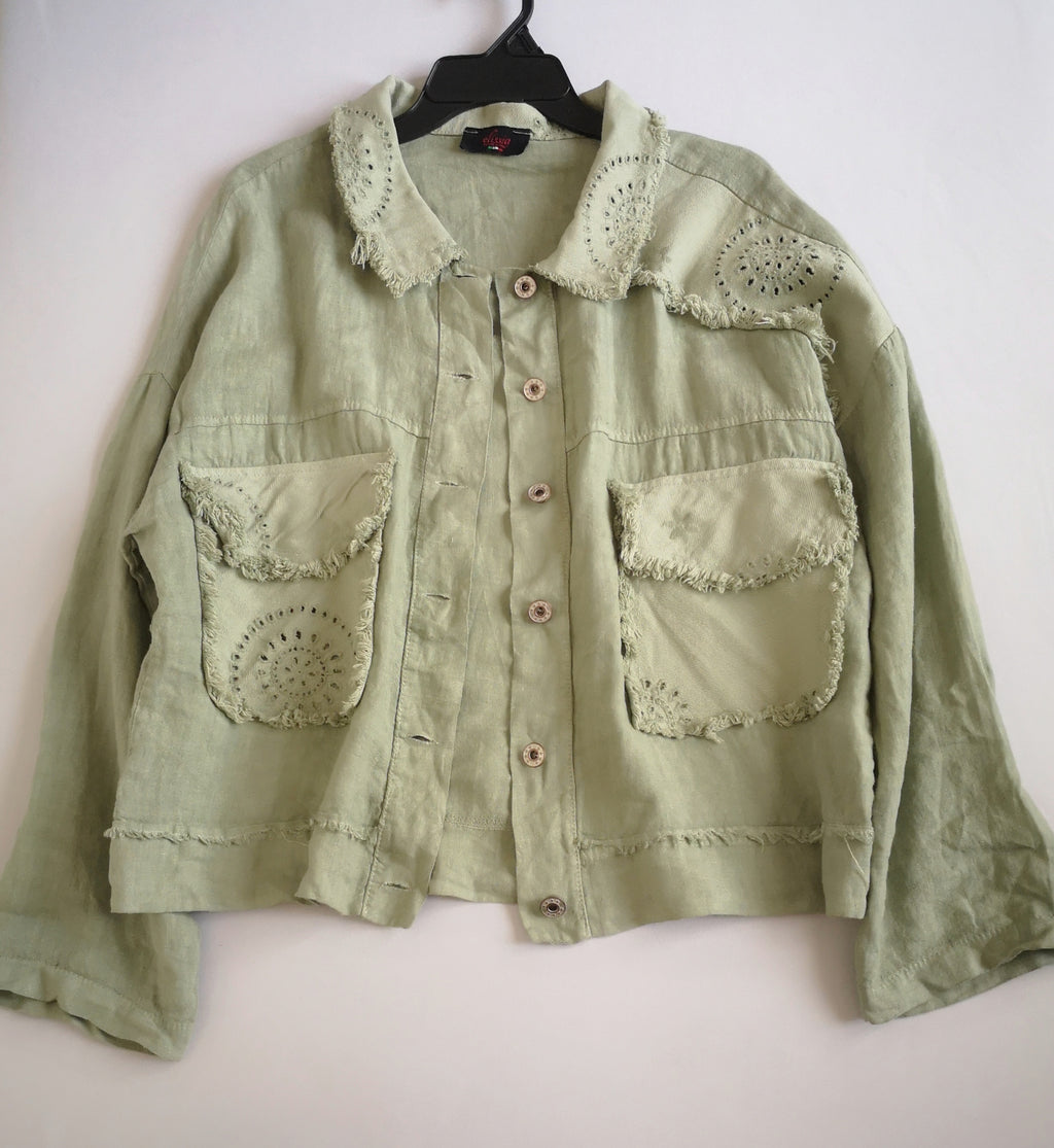 Chaqueta con bolsas