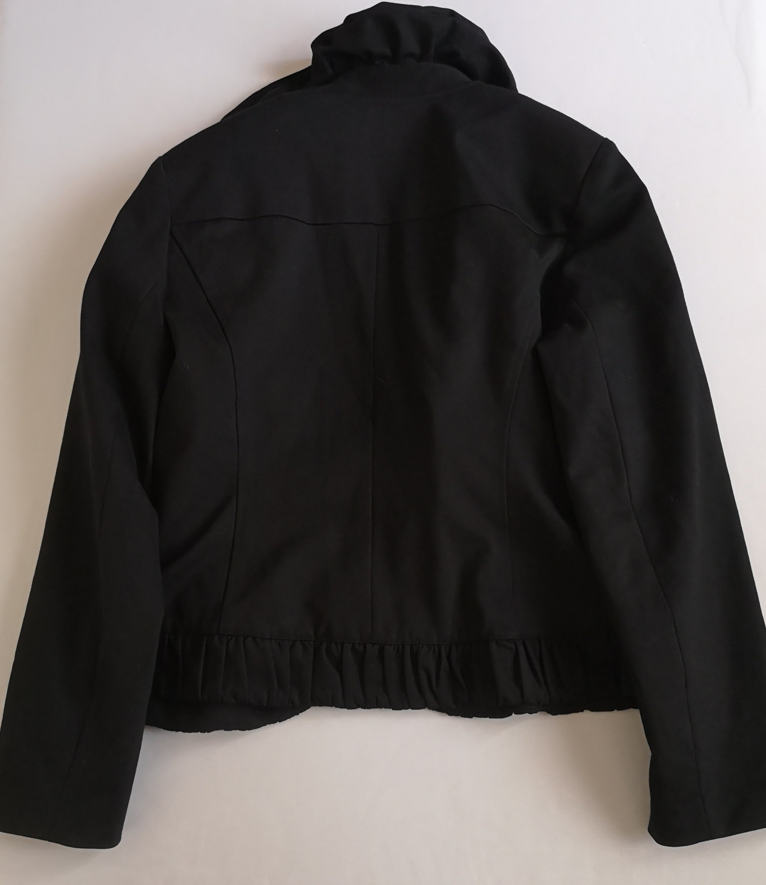 Blazer corrugado del cuello
