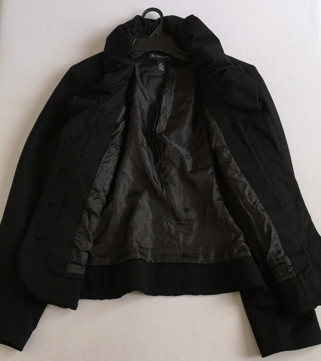 Blazer corrugado del cuello