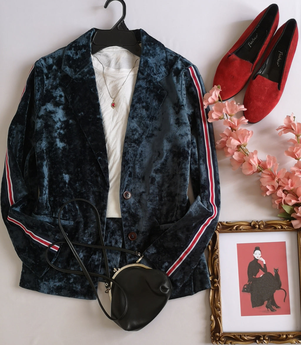 Blazer de terciopelo
