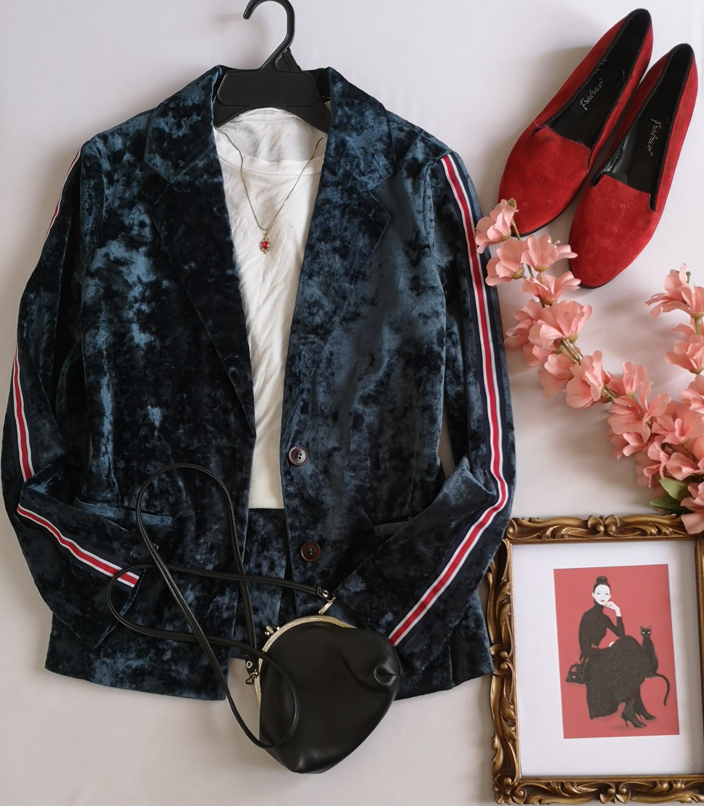 Blazer de terciopelo