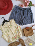 Blusa con botones y short