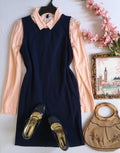 Vestido corte recto con blusa de algodón ❤️