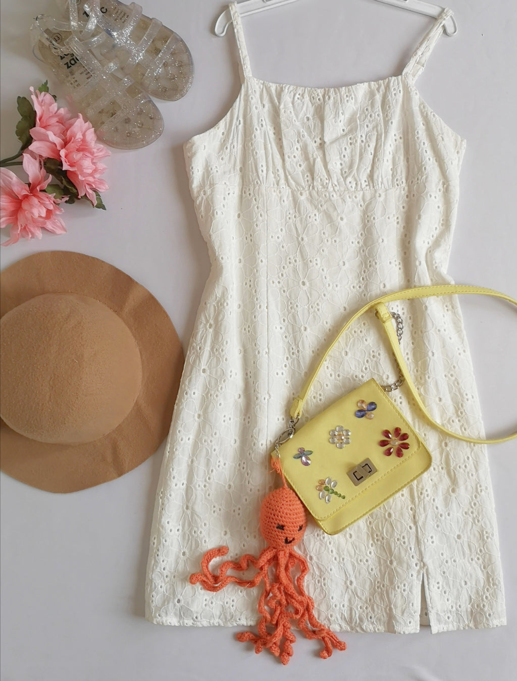 Vestido bordado inglés