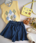 Chaleco con falda pantaloneta