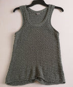 Blusa tejida tipo chaleco