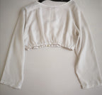 Blusa corta con falda de lona ❤️