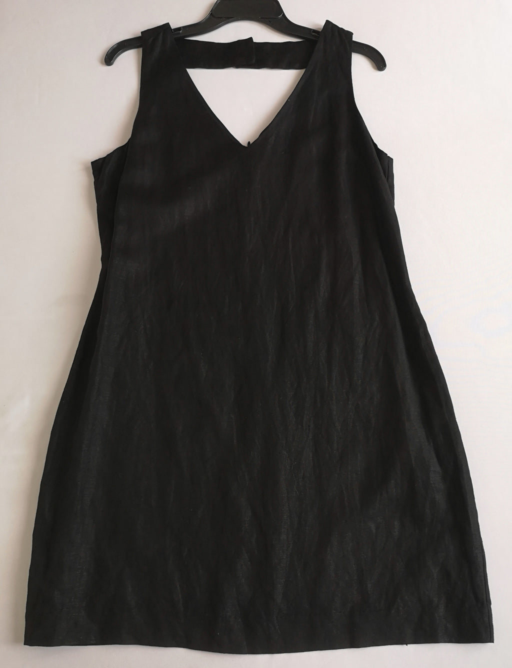 Vestido de lino con blusa corta