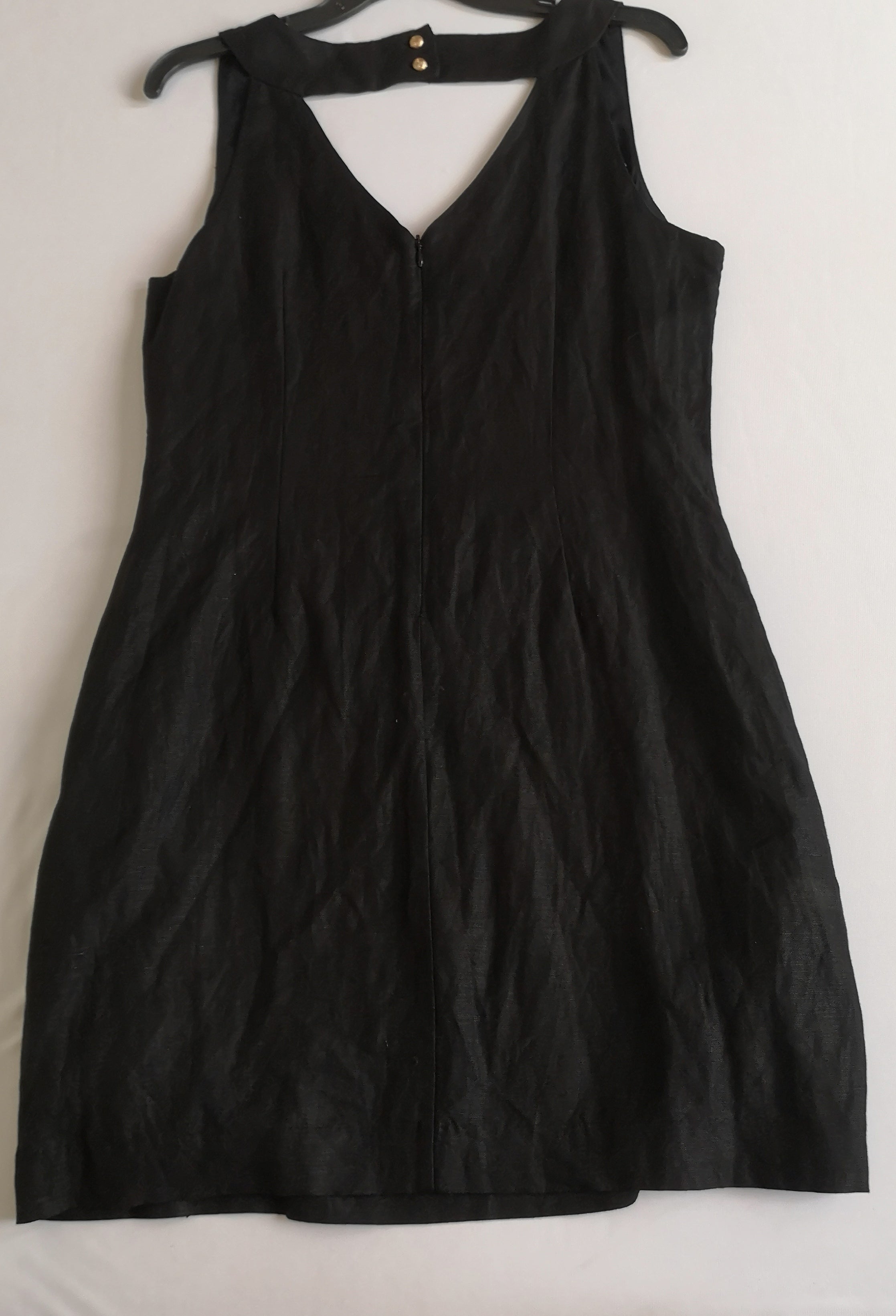 Vestido de lino con blusa corta