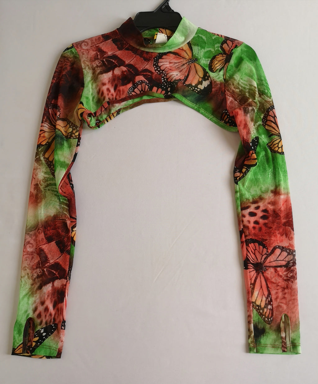Vestido de lino con blusa corta