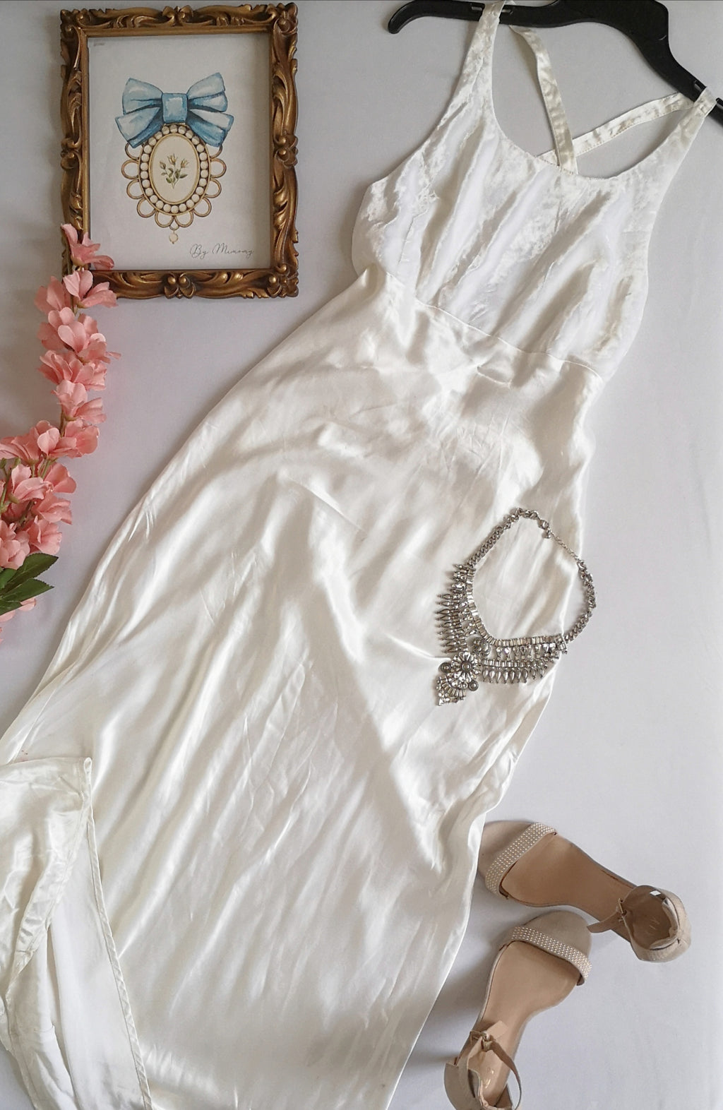 Vestidos largo abierto de atrás ❤️