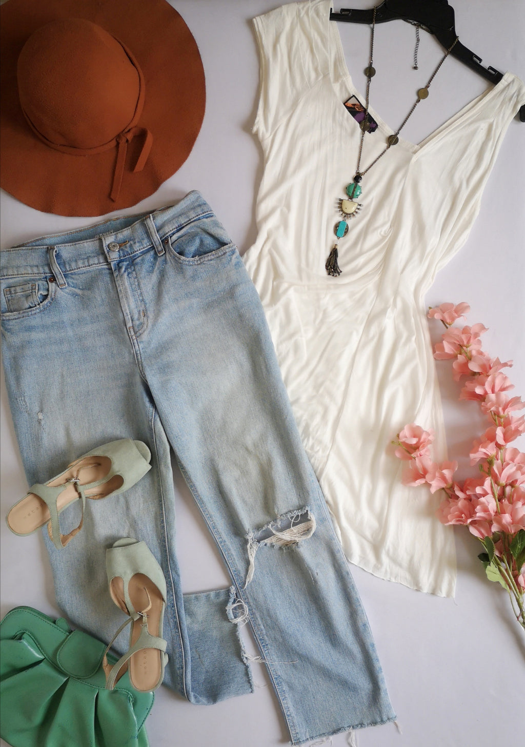 Blusa asimétrica con jenas boyfriend ❤️