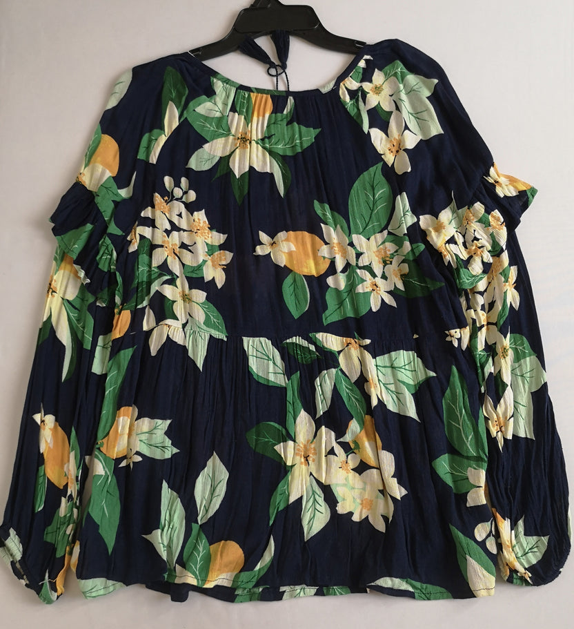 Blusa con olanes y falda de algodón ❤️