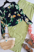Palazzo con blusa tela suave