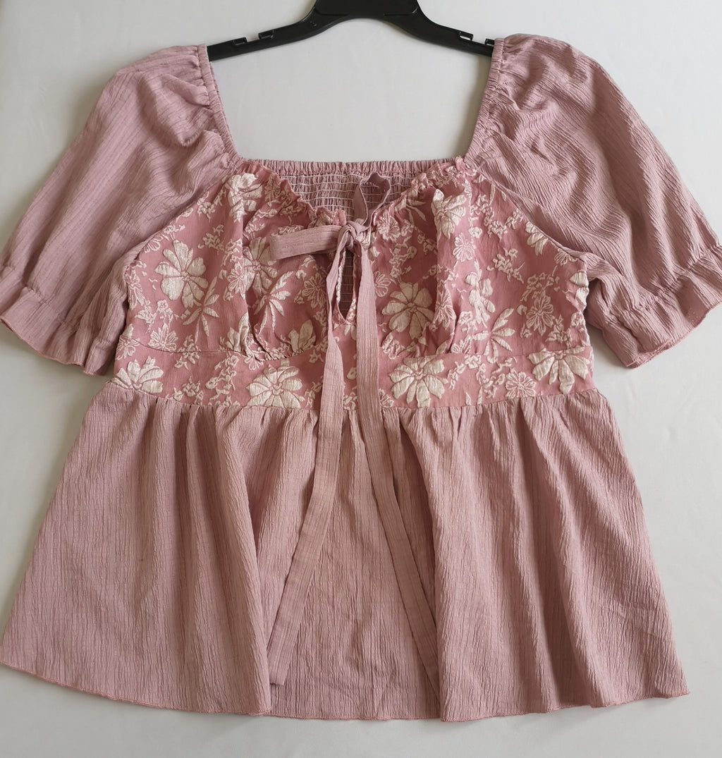 Blusa mangas bombachas