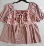Blusa mangas bombachas