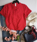 Blusa manga corta