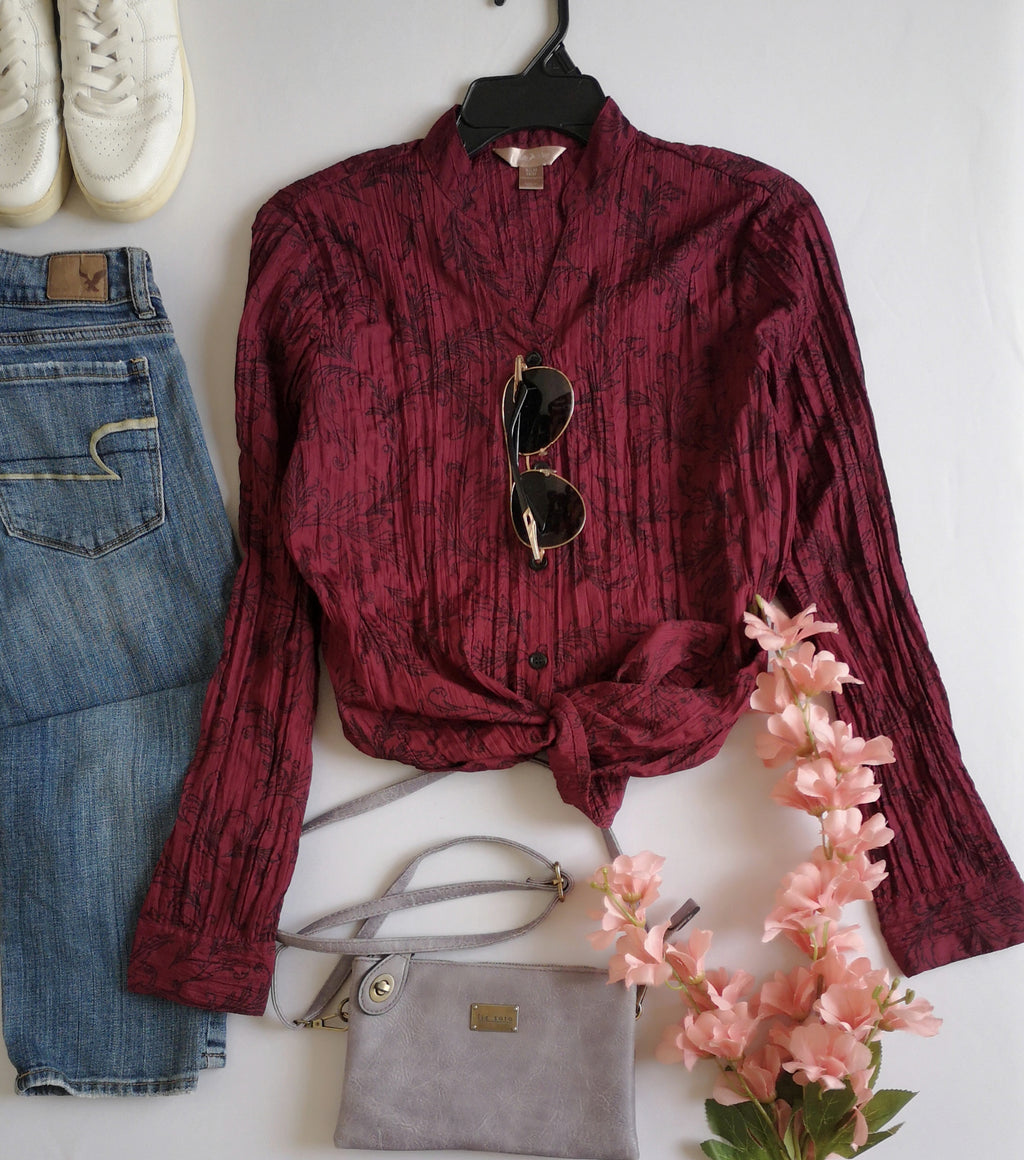 Blusa corrugada