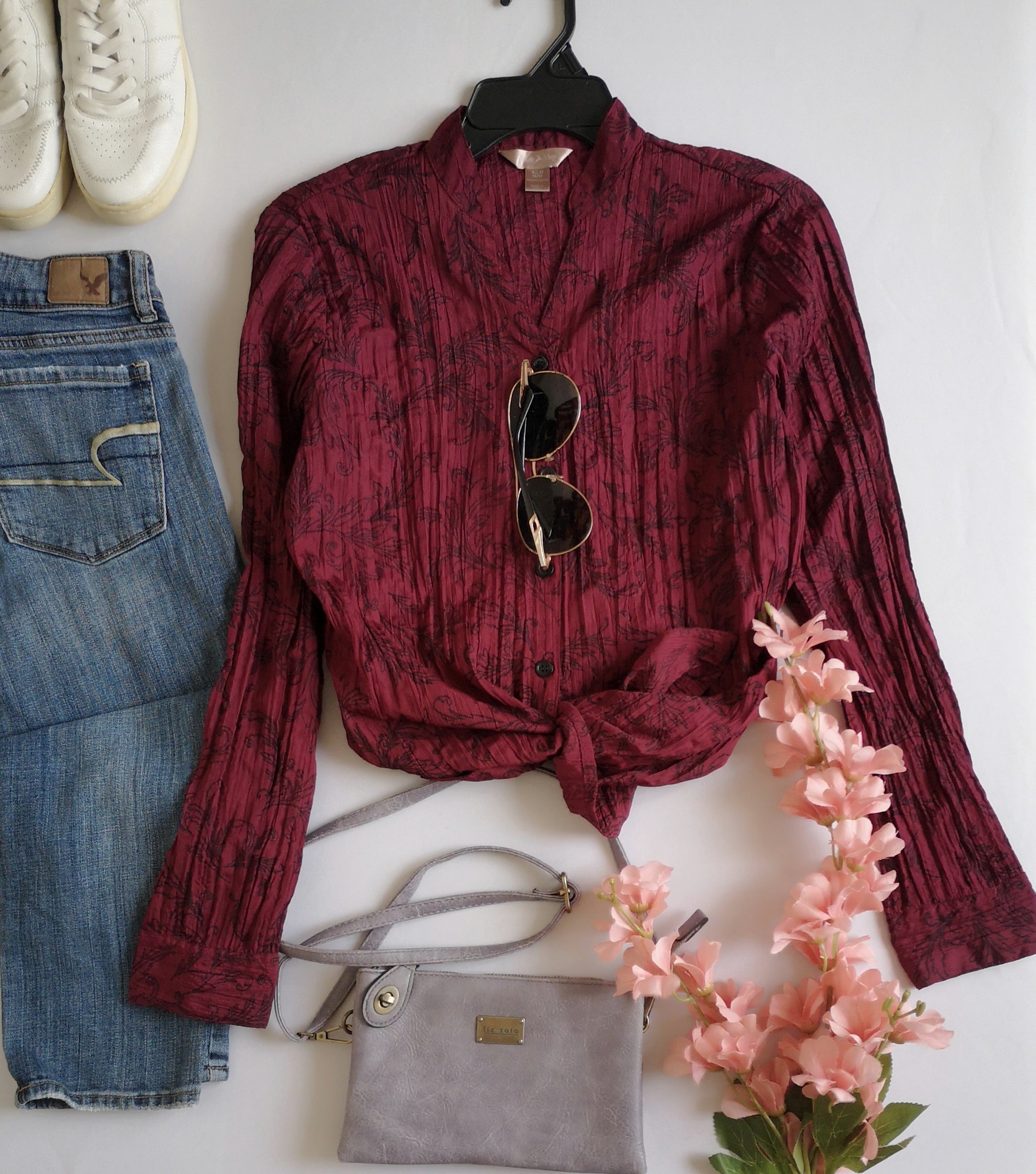 Blusa corrugada