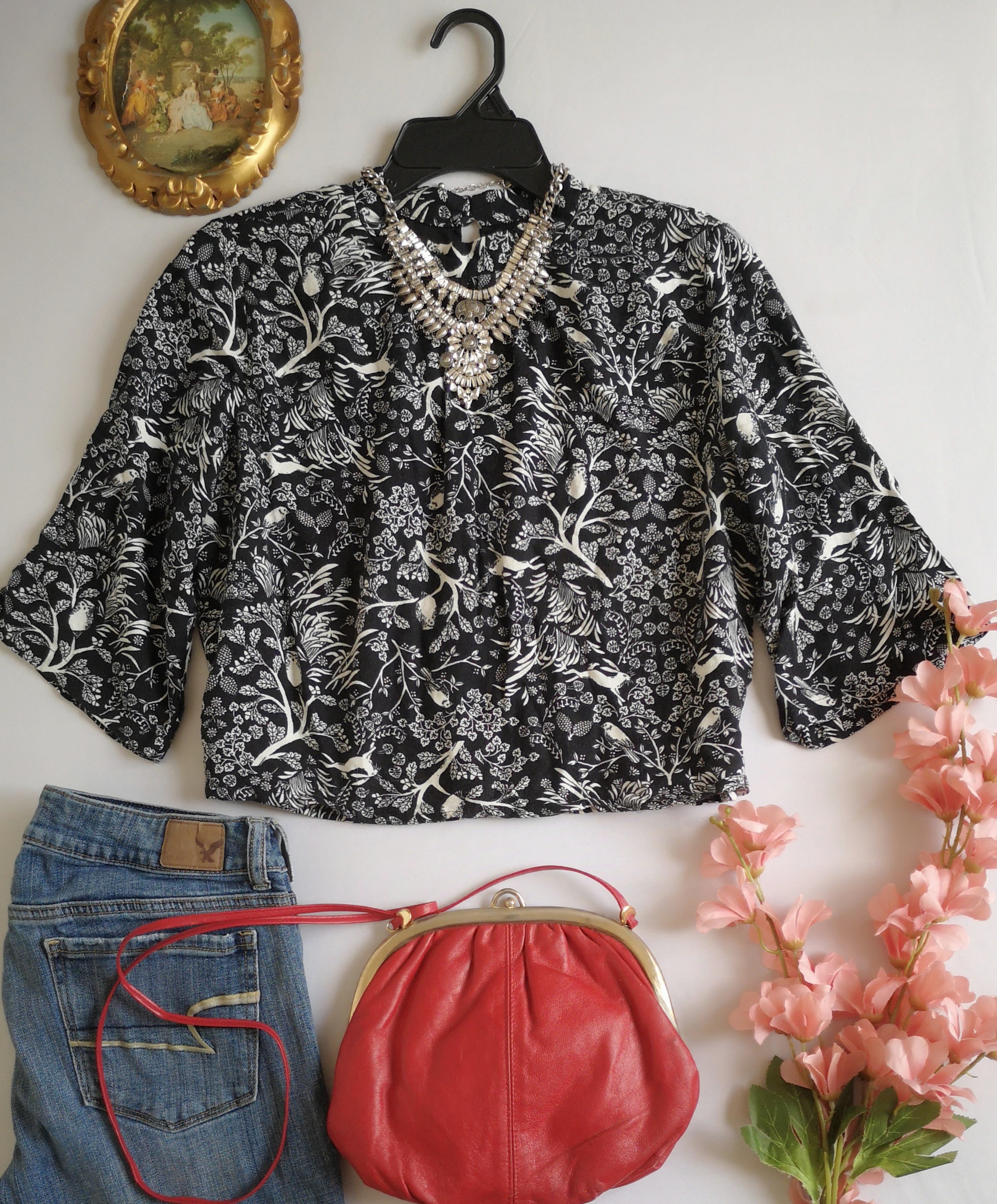 Blusa cuello cerrado