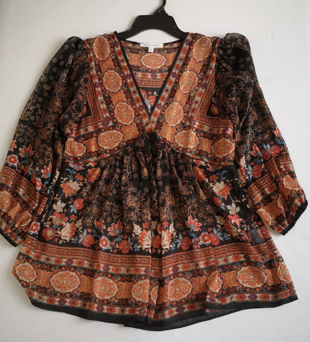Blusa de chifon