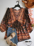 Blusa de chifon