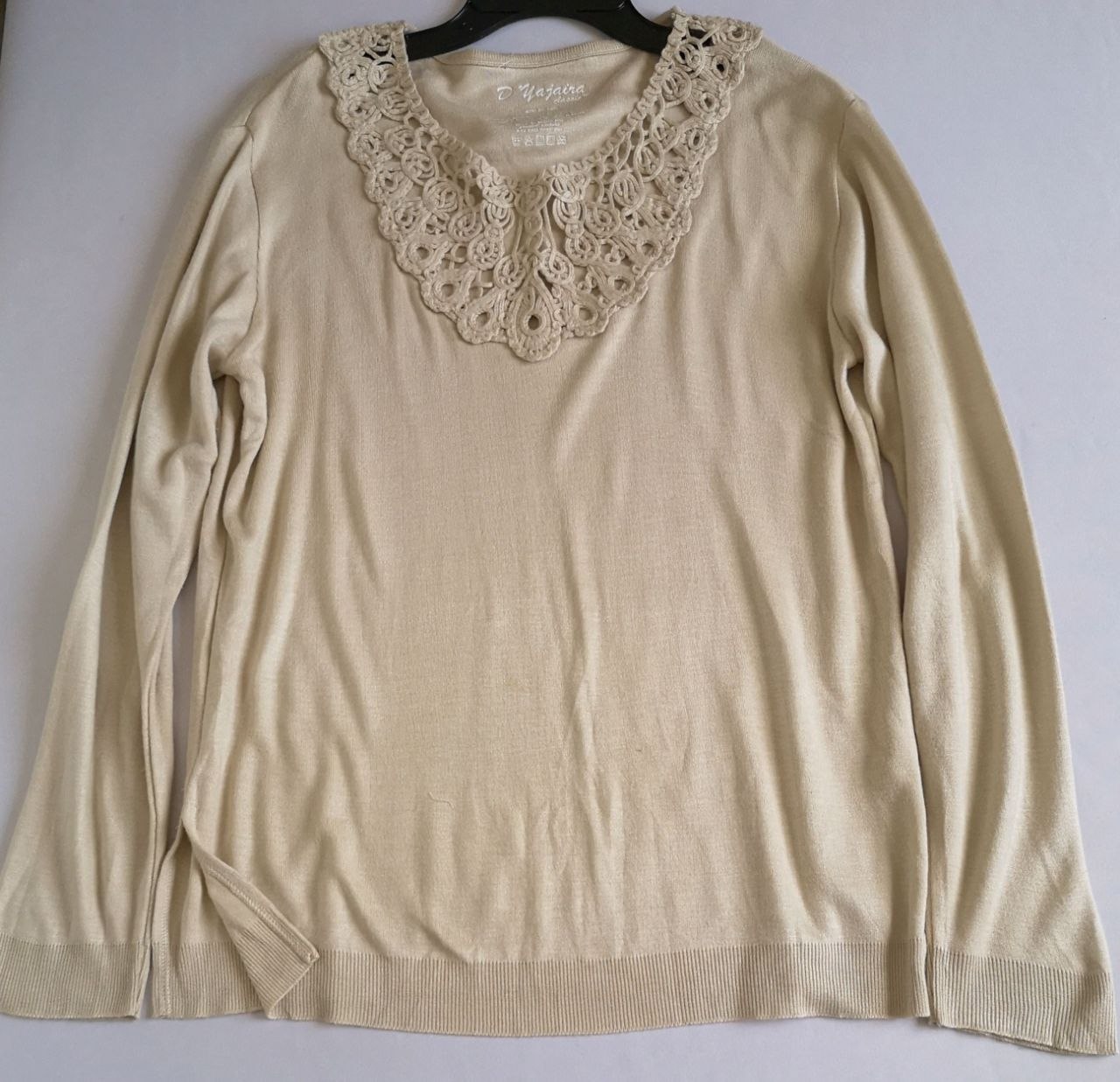 Blusa manga larga