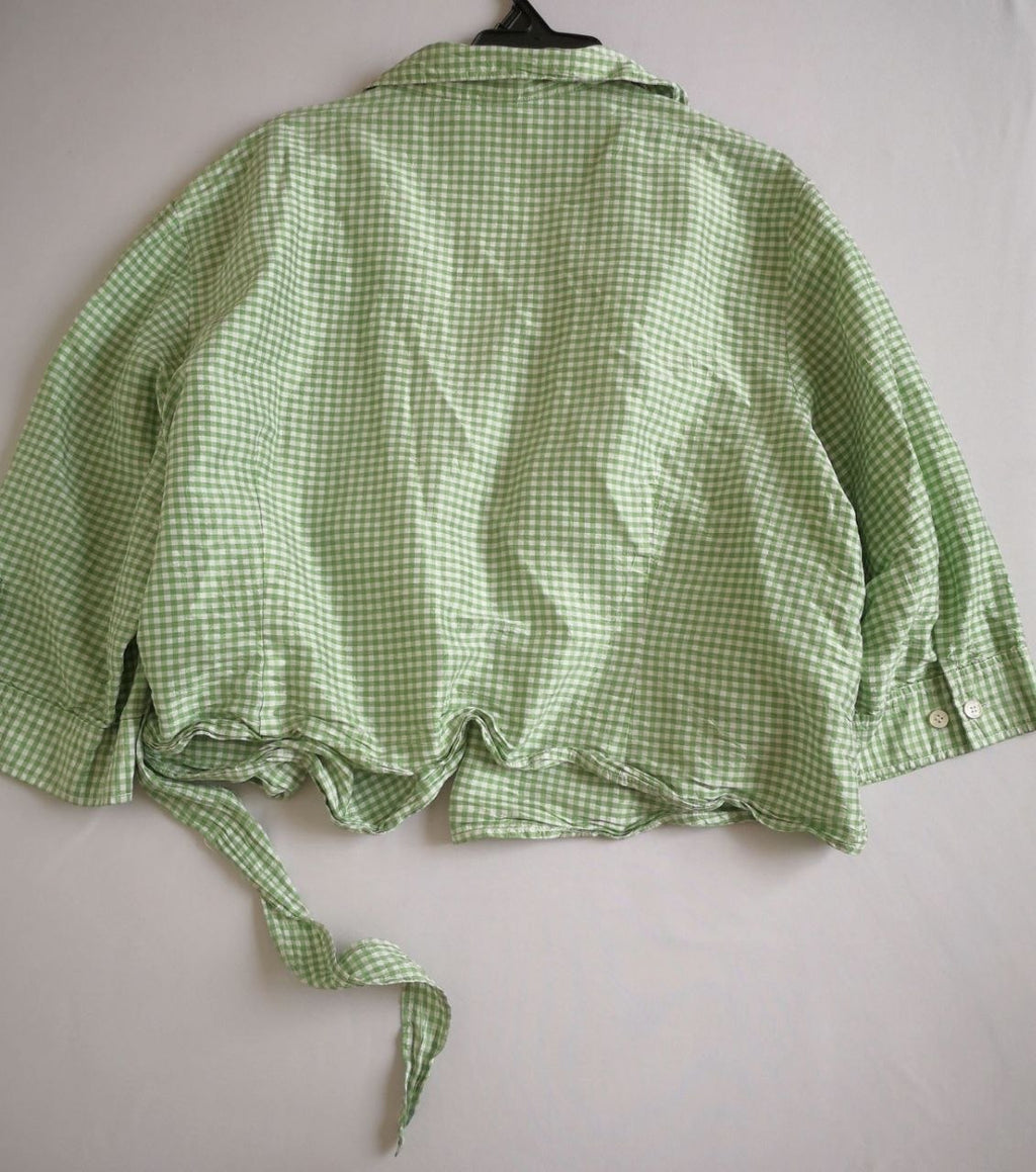 Blusa traslapada
