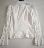 Blusa de algodón y pantalón ancho de las cadera