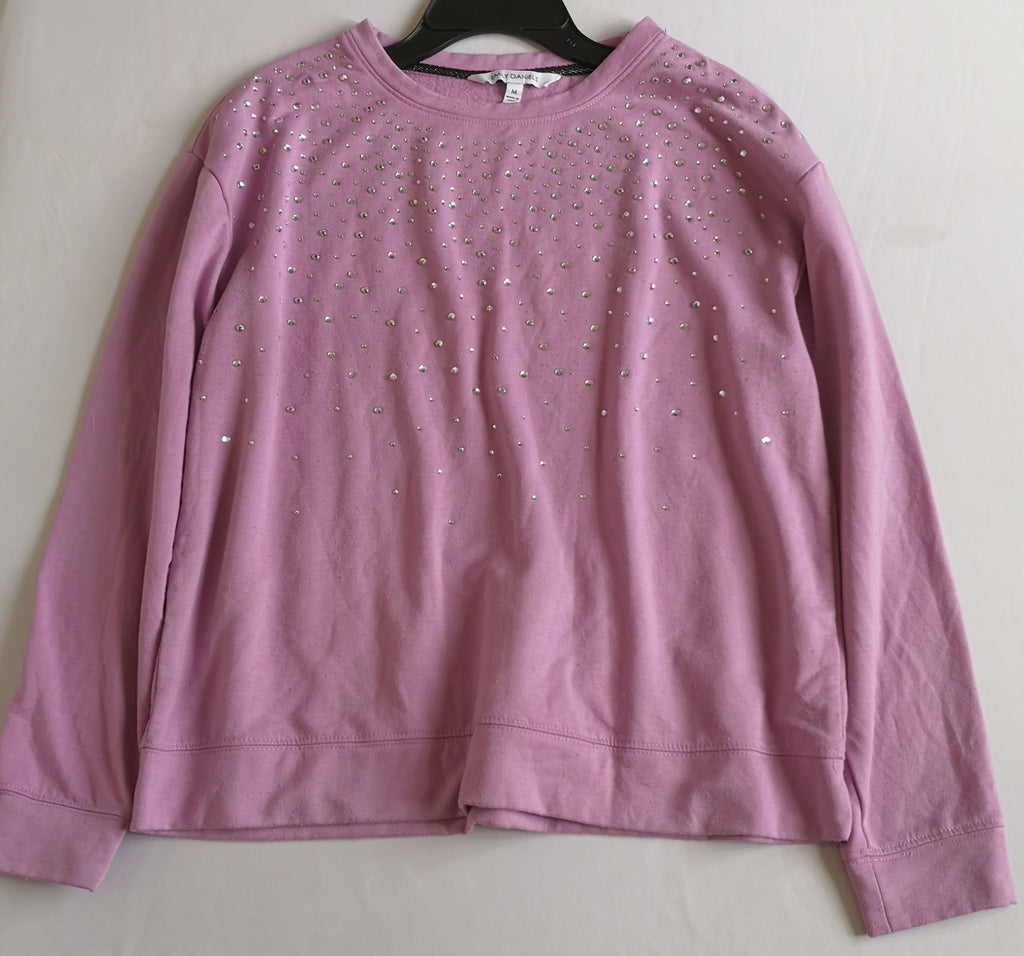 Sueter con brillos con short de algodón