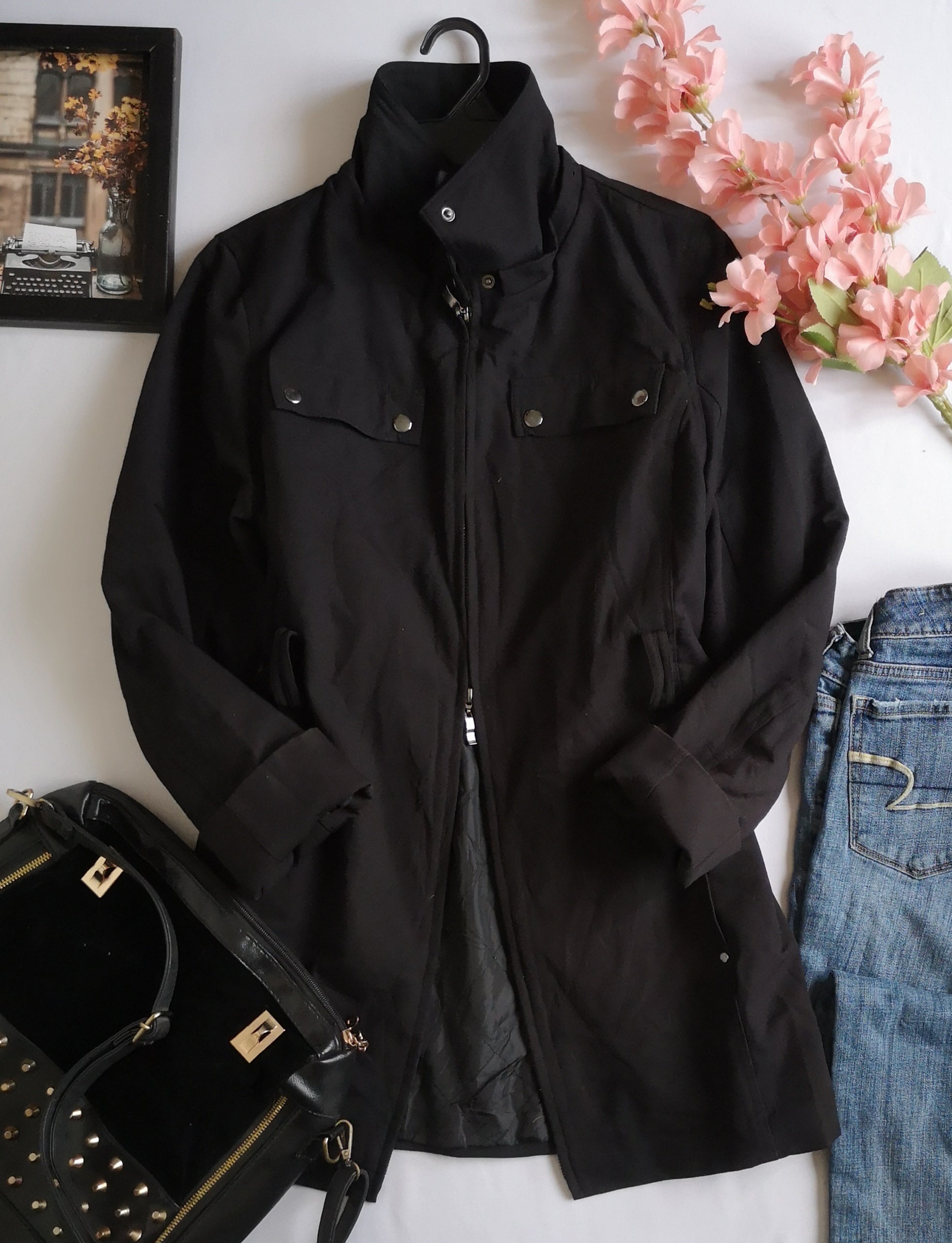 Jacket con zipper