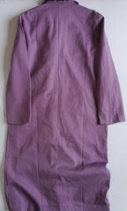 Gabardina traslapada