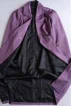 Gabardina traslapada