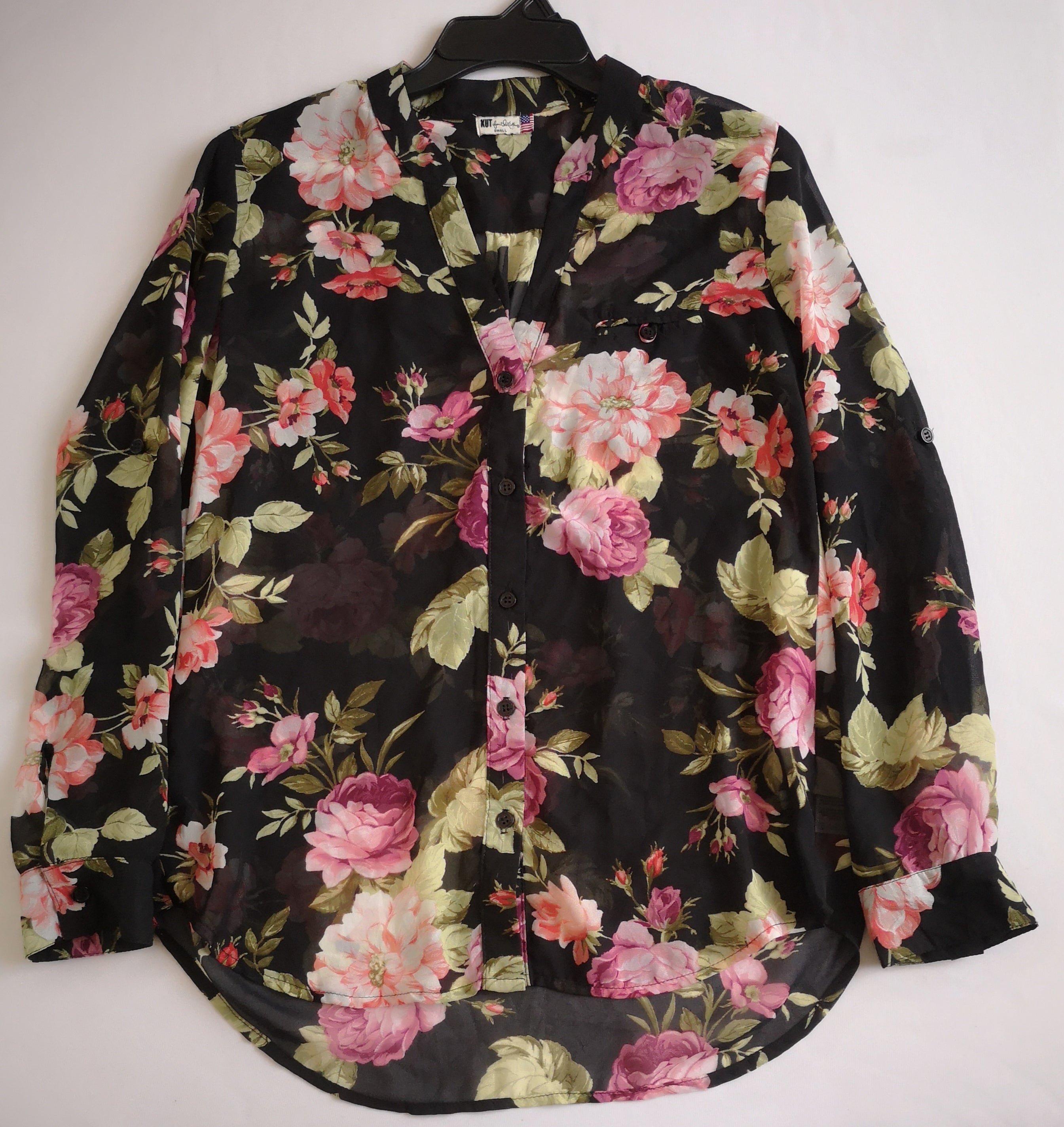 Blusa de chifon