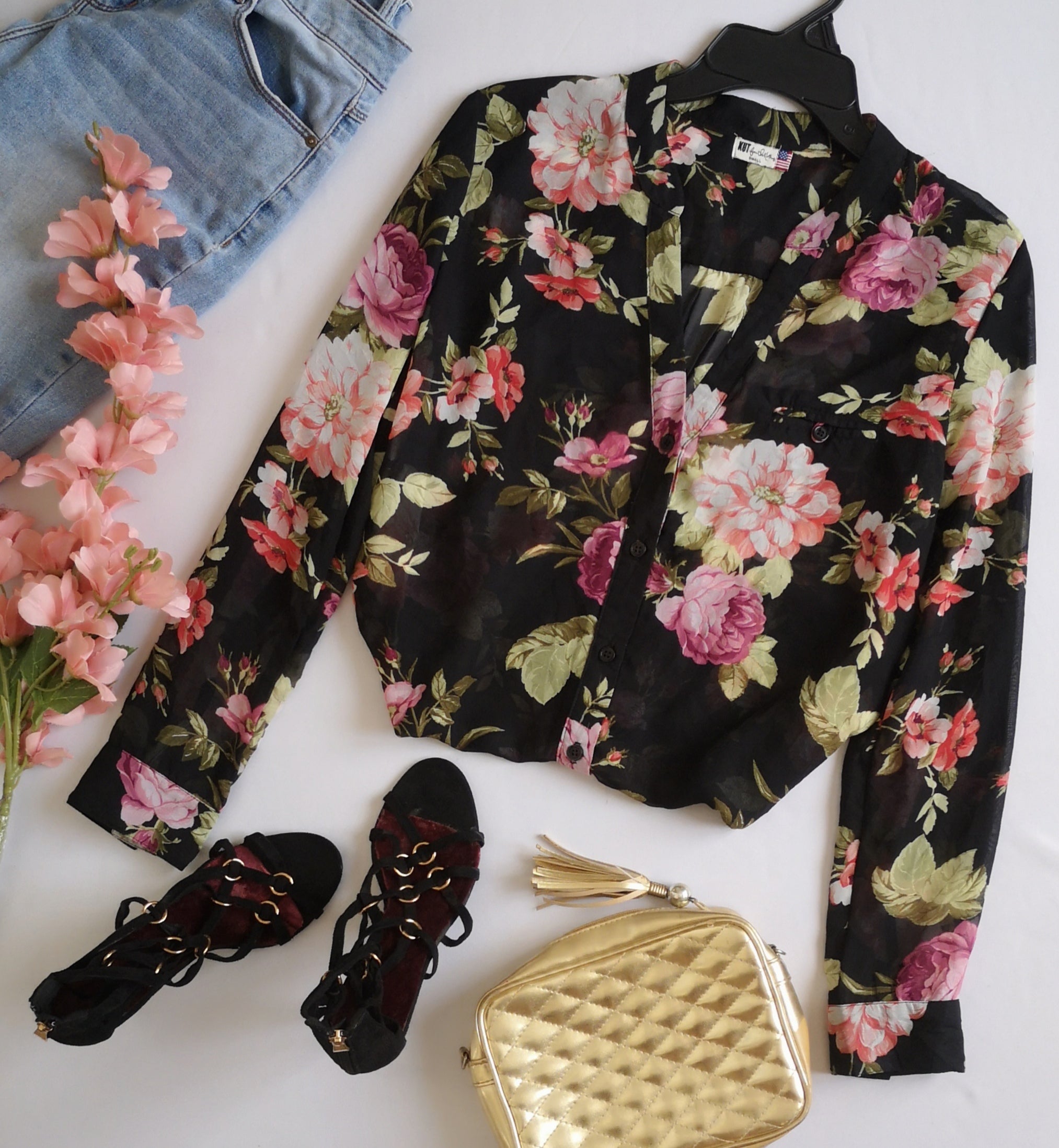 Blusa de chifon