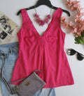 Blusa cuello en V