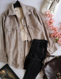 Jacket con bolsas a los lados
