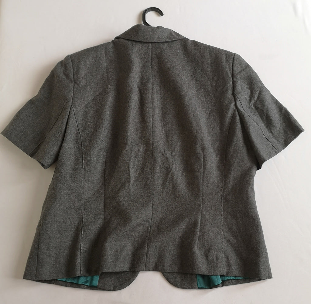 Blazer manga corta