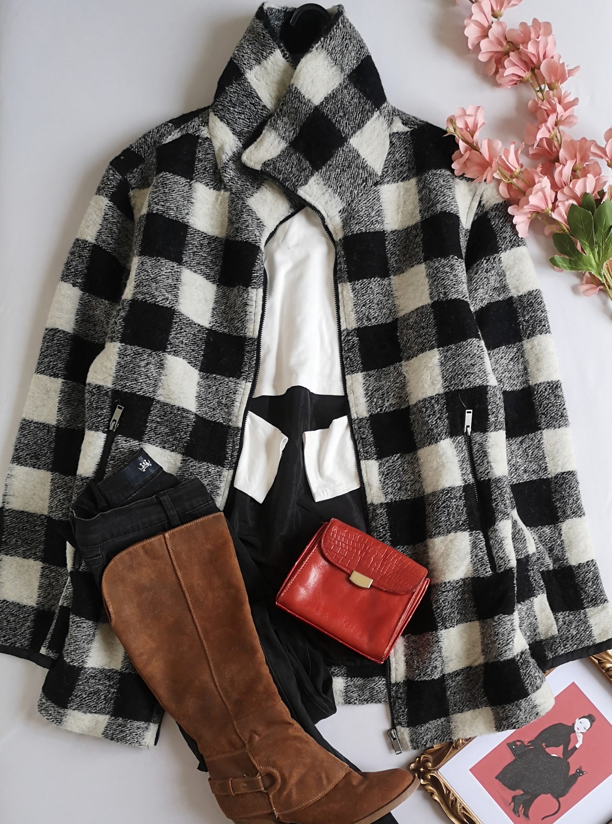 Abrigo con zipper