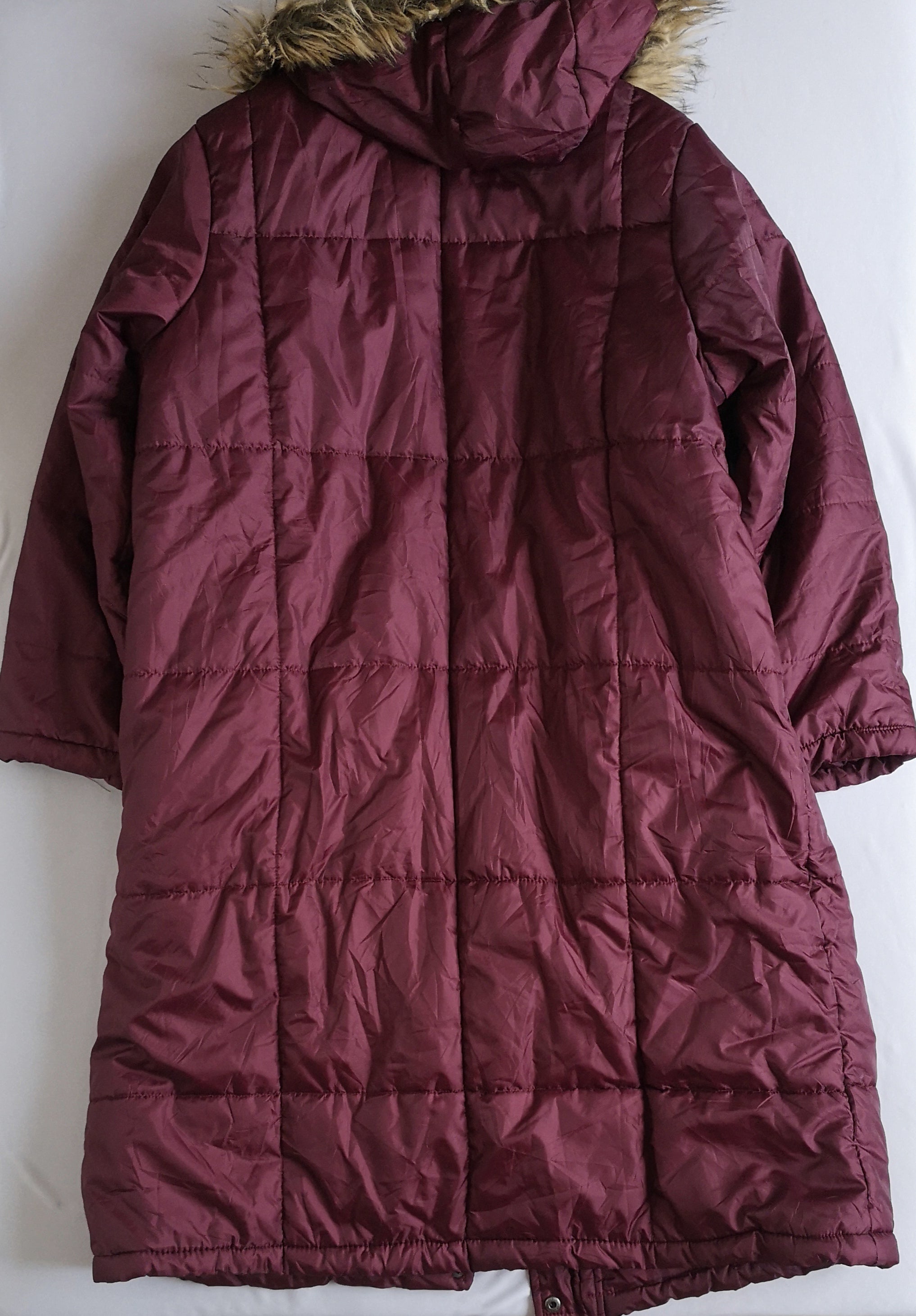 Chaqueta larga acolchada