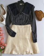 Falda nueva y blusa cuello marinero