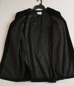 Blazer de terciopelo con bolsas adelante