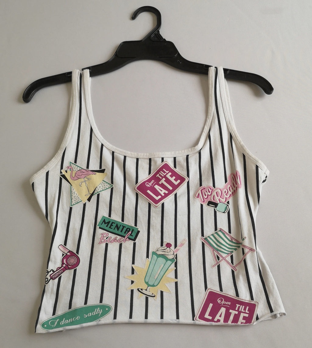Falda traslapada abierta con top