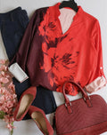 Blusa manga larga