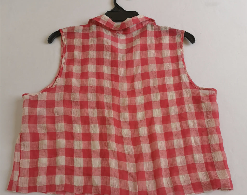 Blusa corta y pantalón con cinto ⚓