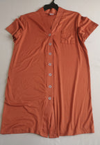 Vestido con botones incluye cincho