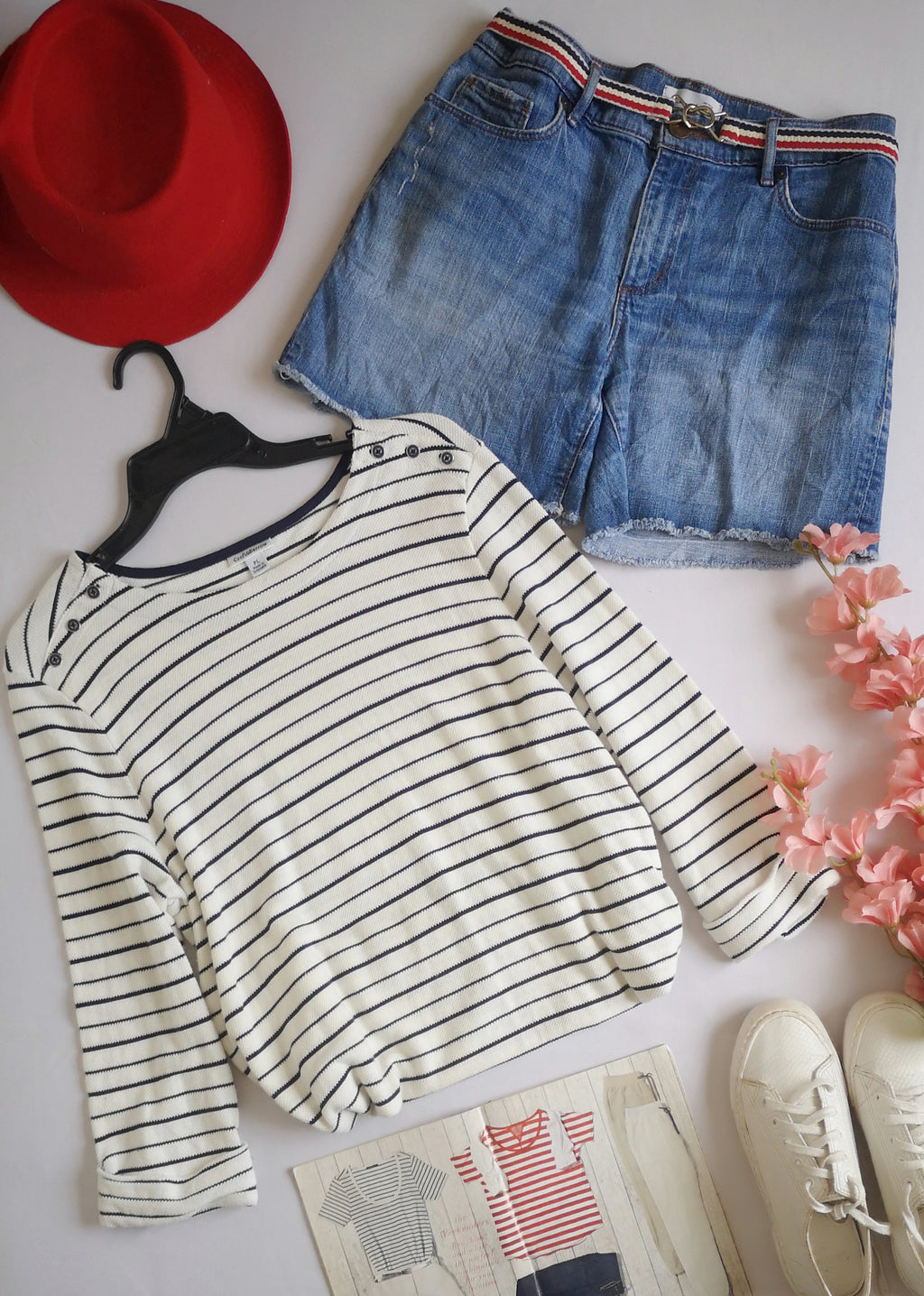 Blusa manga 3/4 con short