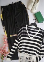 Pantalón tipo pans y blusa tela suave