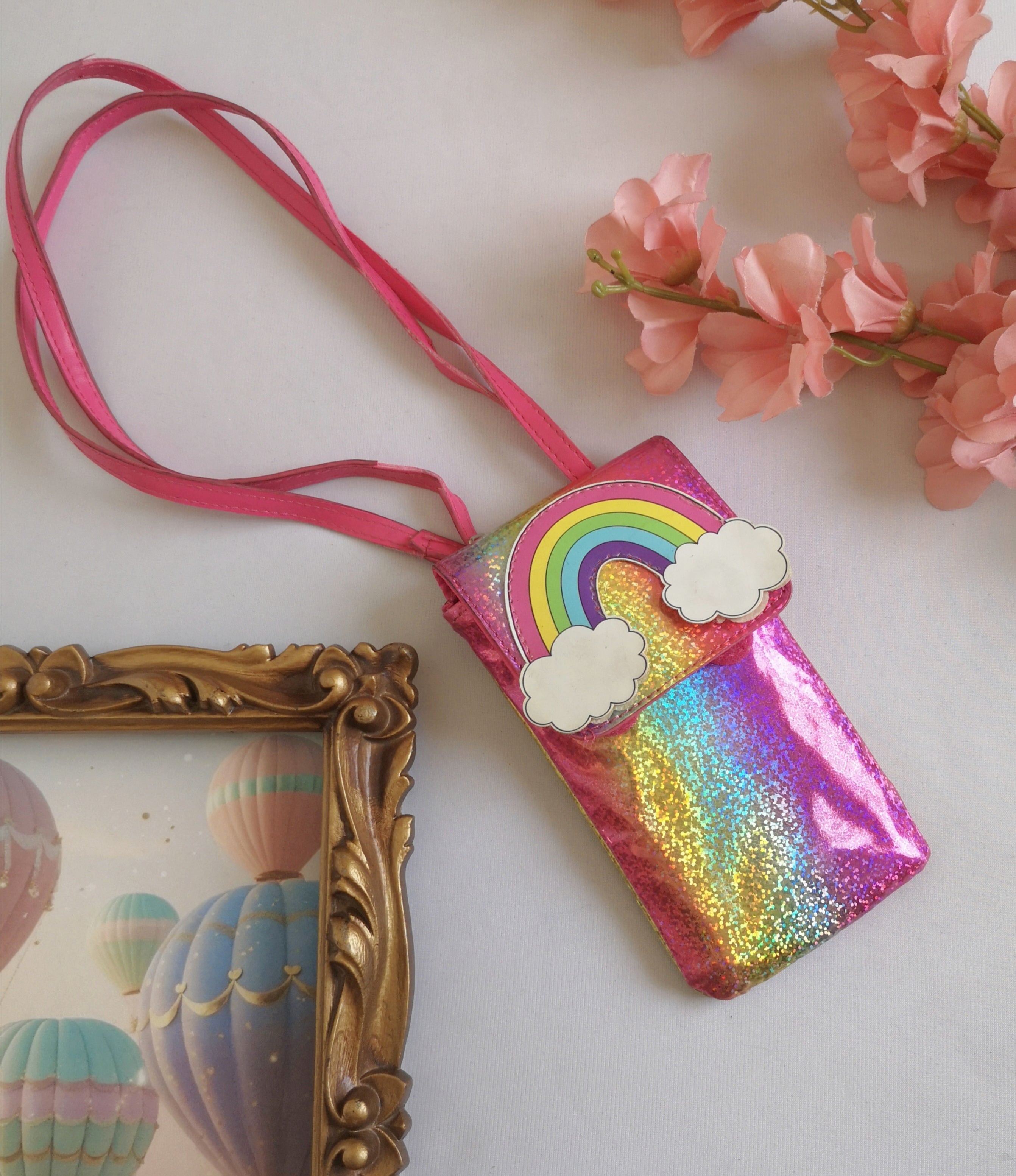 Cartera porta celular para niña