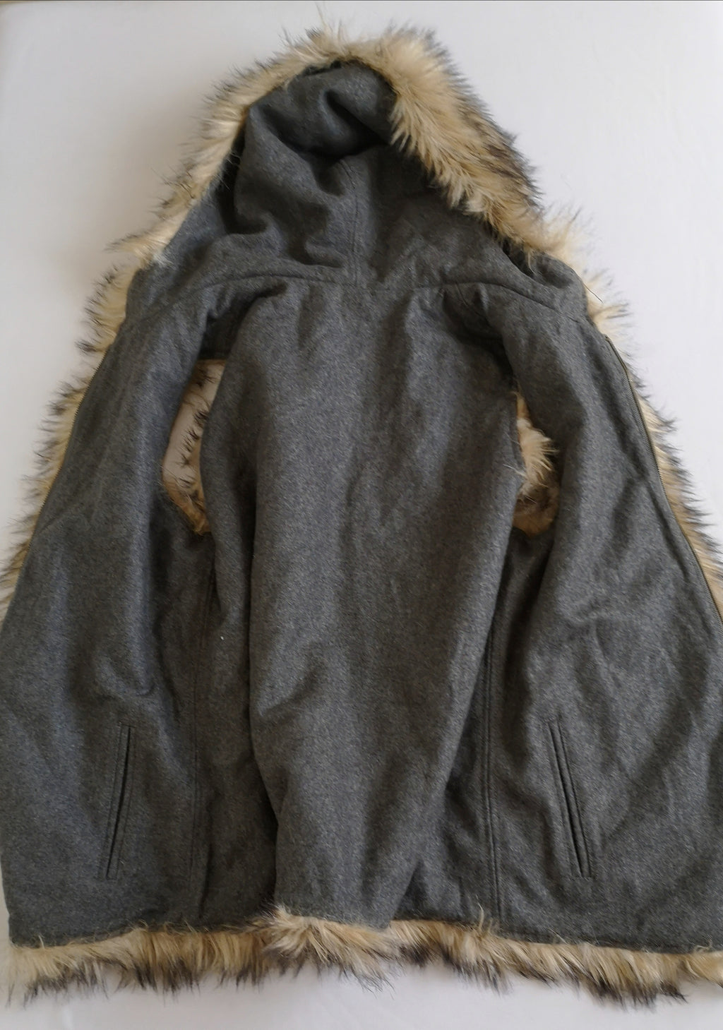 Chaleco peludito reversible